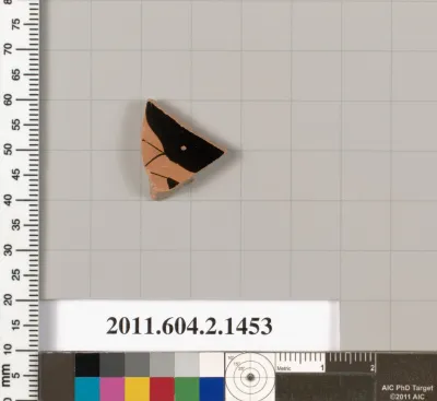 Terracotta fragment of a skyphos (deep drinking cup)
