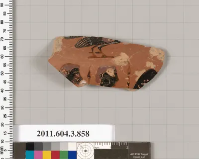 Terracotta fragment of a lekythos (oil flask)