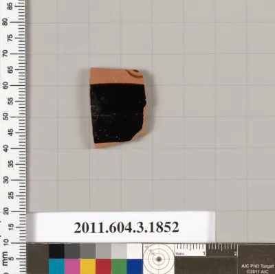 Terracotta fragment of a kylix: Lip cup (drinking cup)