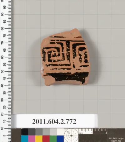 Terracotta fragment of a calyx-krater (bowl for mixing wine and water)