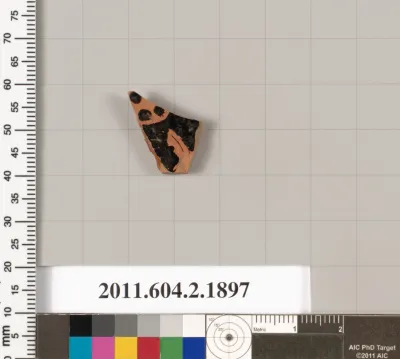 Terracotta fragment of a skyphos (deep drinking cup)