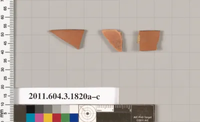 Terracotta rim fragments of kylikes: Lip cup (drinking cup)
