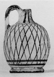 LEKYTHOS, SQUAT, FRAGMENT (ATHENIAN, BLACK PATTERN)