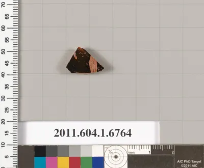 Terracotta fragment of a kylix (drinking cup)