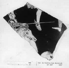 KRATER, VOLUTE, FRAGMENT (ATHENIAN, RED-FIGURE)