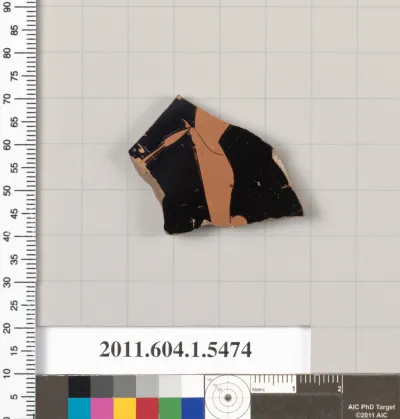 Terracotta fragment of a kylix (drinking cup)