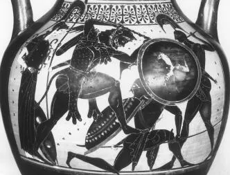 AMPHORA, BELLY, TYPE B (ATHENIAN, BLACK-FIGURE)
