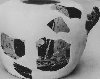 HYDRIA, FRAGMENT (ATHENIAN, RED-FIGURE)
