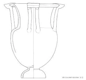 KRATER, COLUMN (SOUTH ITALIAN, APULIAN, RED-FIGURE)