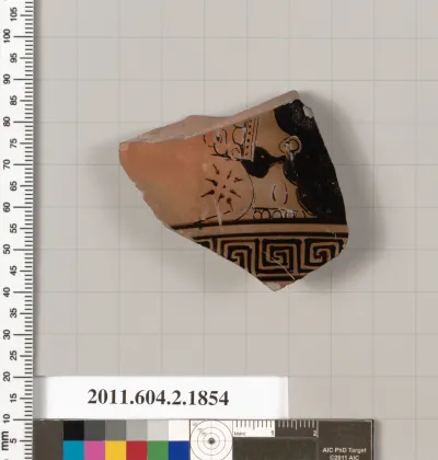 Terracotta fragment of a skyphos (deep drinking cup)