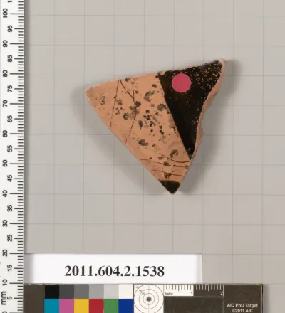 Terracotta fragment of a skyphos (deep drinking cup)