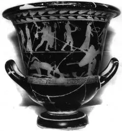 KRATER, CALYX (ATHENIAN, RED-FIGURE)