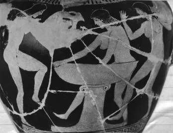 STAMNOS (ATHENIAN, RED-FIGURE)