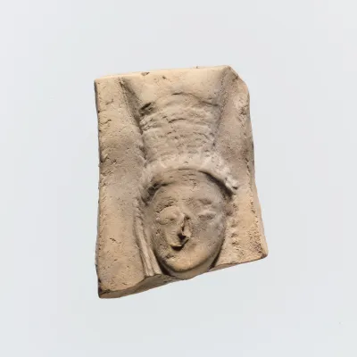 Fragment of a terracotta relief