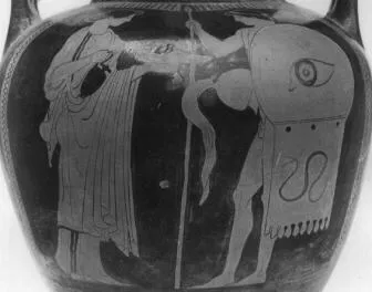 AMPHORA, NECK (ATHENIAN, RED-FIGURE)