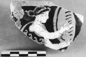 KRATER, BELL, FRAGMENT (ATHENIAN, RED-FIGURE)