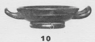 CUP, STEMLESS (ATHENIAN, BLACK GLAZE)