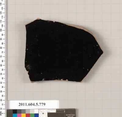 Terracotta fragment of a kylix (drinking cup)