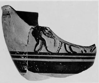 SKYPHOS, FRAGMENT (ATHENIAN, BLACK-FIGURE)