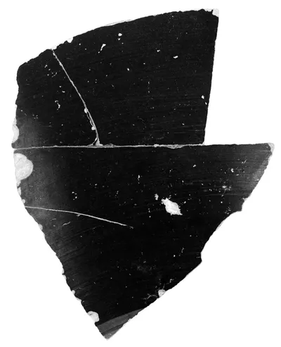 Attic Panathenaic Amphora Fragment (comprised of 3 Joined Fragments)
