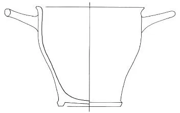SKYPHOS (ATHENIAN, BLACK GLAZE)