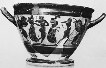 SKYPHOS (ATHENIAN, BLACK-FIGURE)