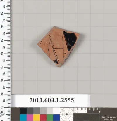 Terracotta fragment of a kylix (drinking cup)