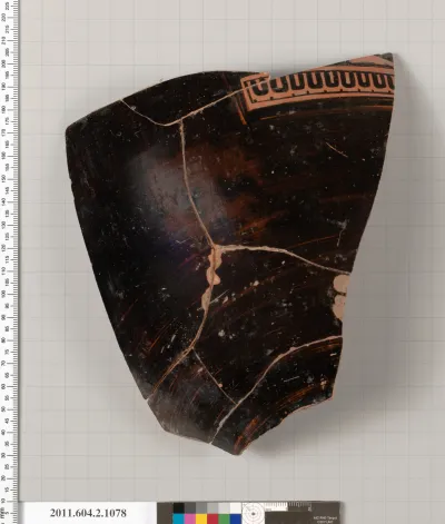 Terracotta fragment of a hydria (water jar)