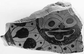 PLATE, FRAGMENT (ATHENIAN, BLACK-FIGURE)