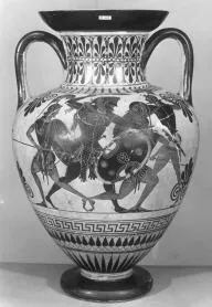 AMPHORA, NECK (ATHENIAN, BLACK-FIGURE)