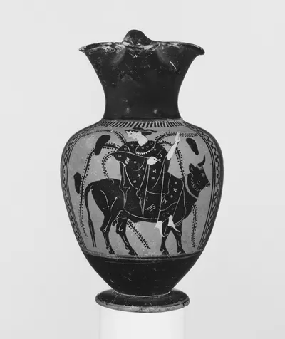 Attic Black-Figure Oinochoe (Shape 1)