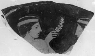 CUP, STEMLESS, FRAGMENT (ATHENIAN, RED-FIGURE)