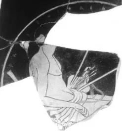 CUP B, FRAGMENT (ATHENIAN, RED-FIGURE)
