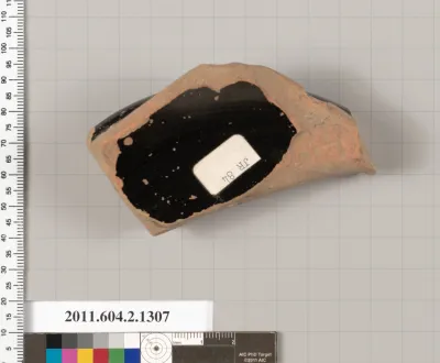 Terracotta fragment of a skyphos (deep drinking cup)