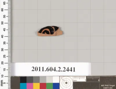 Terracotta fragment of an undetermined shape