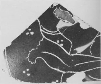 KRATER, COLUMN, FRAGMENT (ATHENIAN, BLACK-FIGURE)