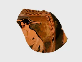 STAMNOS, FRAGMENT (ATHENIAN, RED-FIGURE)