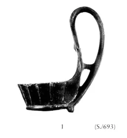 KYATHOS (ETRUSCAN, BUCCHERO)