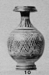 BOTTLE (SOUTH ITALIAN, GNATHIAN, BLACK GLAZE)