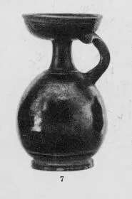 LEKYTHOS, SQUAT (CALENIAN, BLACK GLAZE)
