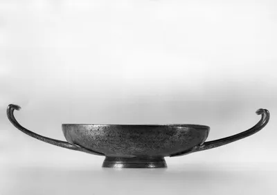 Kylix (Silberschale, Schale, Henkelschale mit Omphalos aus dem Silberfund von Paternò)
