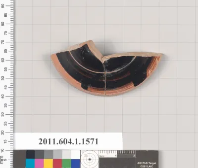 Terracotta fragment of a kylix (drinking cup)