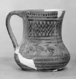 TANKARD (ATHENIAN GEOMETRIC, SILHOUETTE)