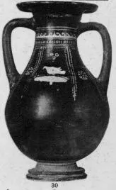 PELIKE (SOUTH ITALIAN, GNATHIAN, BLACK GLAZE)
