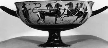 CUP, SIANA (ATHENIAN, BLACK-FIGURE)