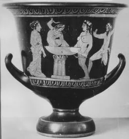 KRATER, CALYX (ATHENIAN, RED-FIGURE)