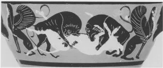 SKYPHOS (ATHENIAN, BLACK-FIGURE)