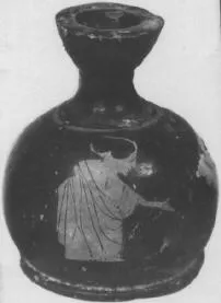 LEKYTHOS, SQUAT (ATHENIAN, RED-FIGURE)