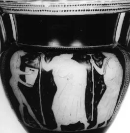 KRATER, COLUMN (ATHENIAN, RED-FIGURE)