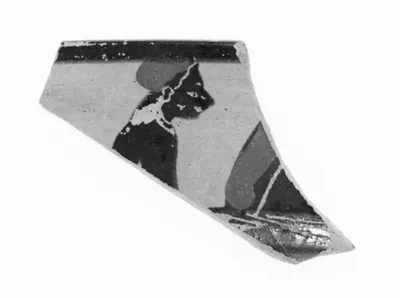 Attic Black-Figure Siana Cup Fragment